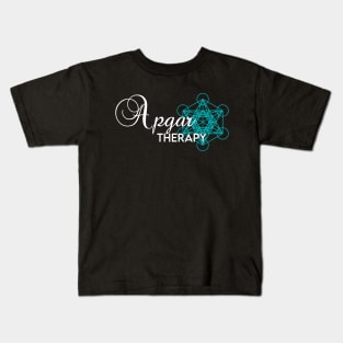 Apgar Therapy TEAL & WHT Kids T-Shirt